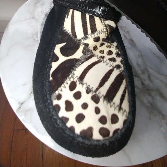 4/$20 Volatile Mules Leather Safari Print 6 - Picture 4 of 9